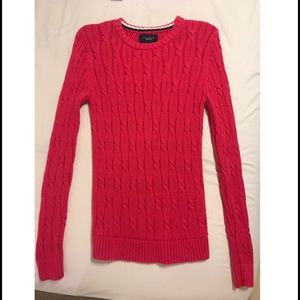 Women's Drifter Cotton Cable Knit Sweater Crewneck